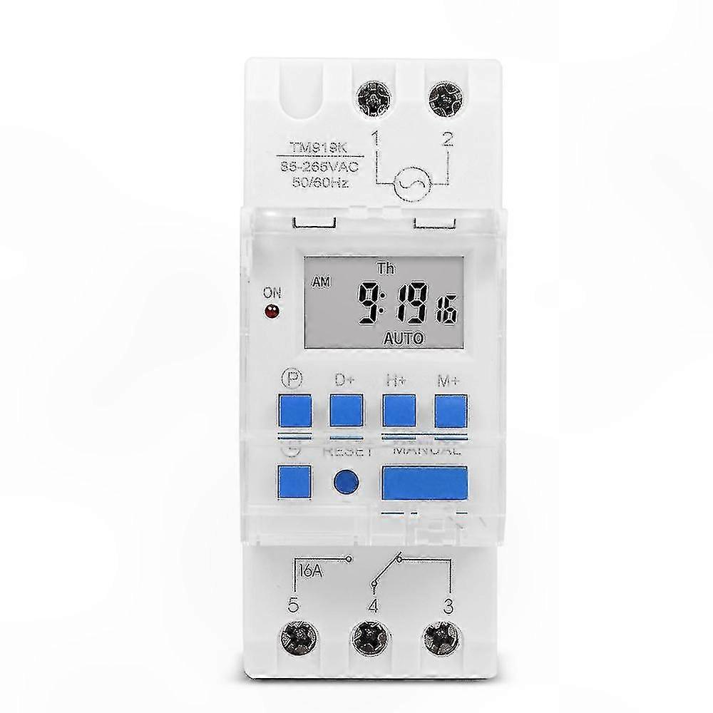 LCD Display Industrial Timer, Rail Mounted Digital Timer (220V)