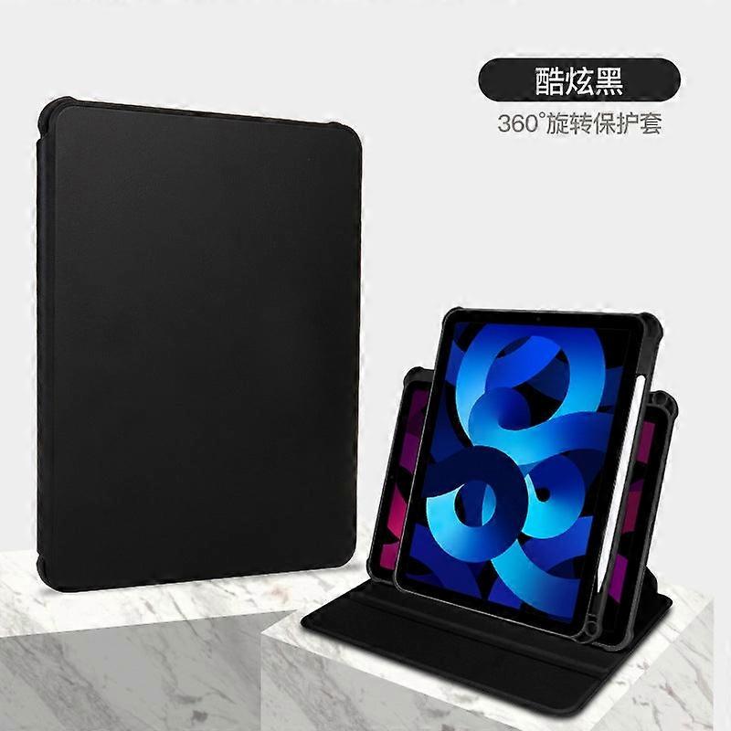Stylish Case For Ipad 11" Pro M4 2024 Black Rotate Sleep/wake