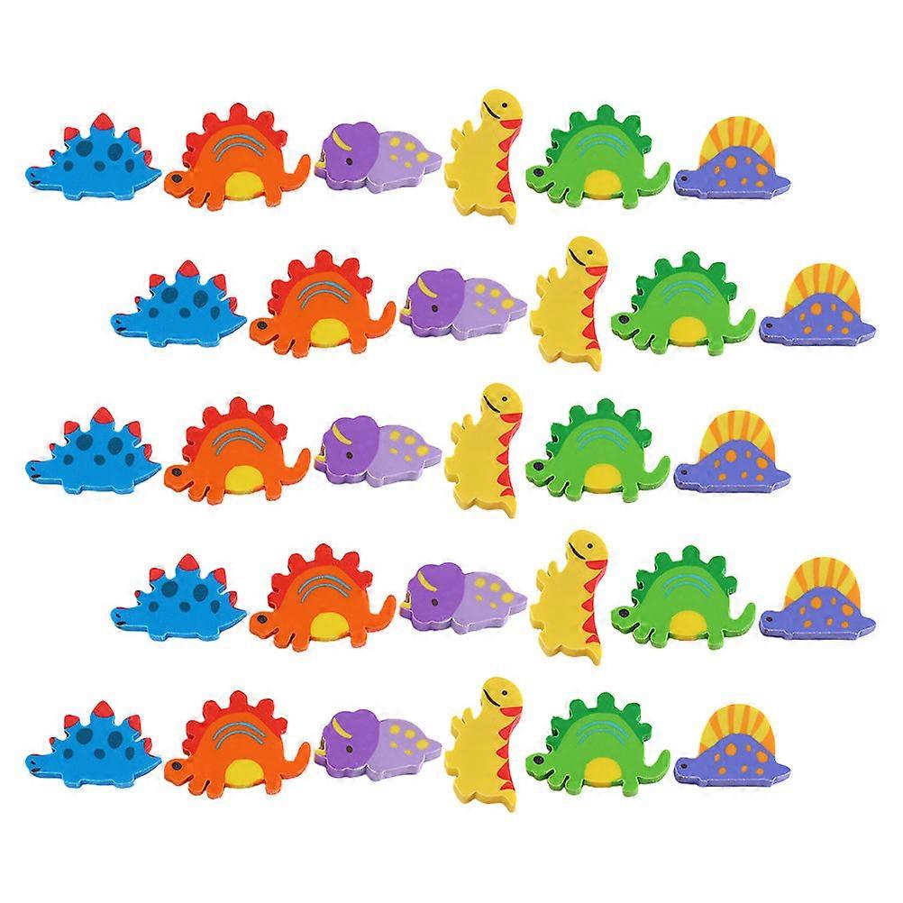 Adorable Dinosaur Shaped Mini Erasers for Students Classroom Daily Use Assorted Color 120pcs