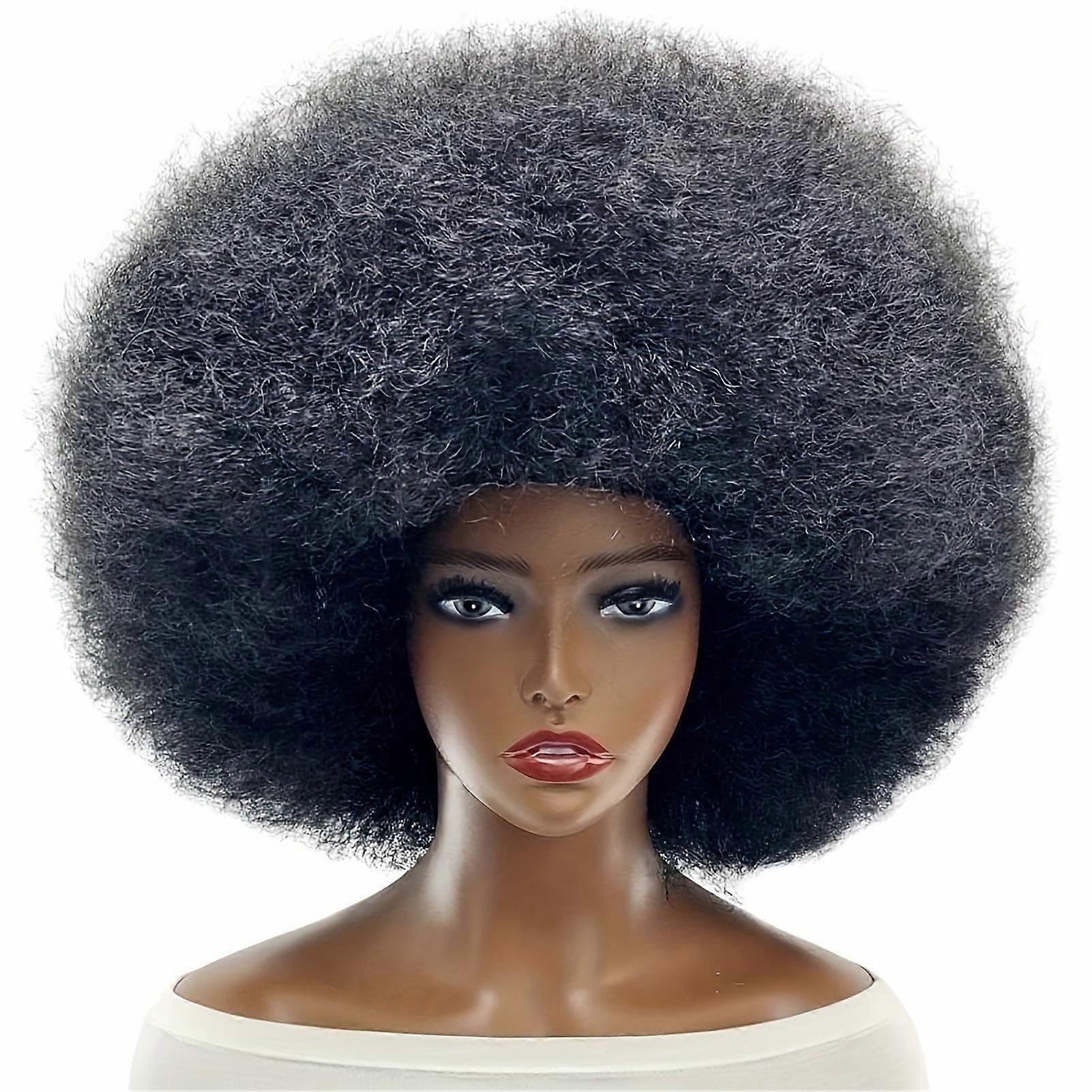 Explosive-Head Short Wig Super Puffys & Eye-Catching Design Costume Ball