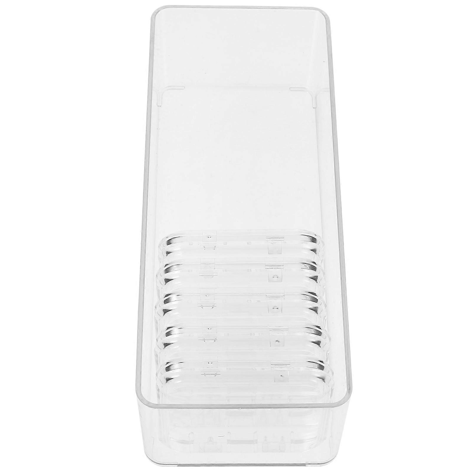 Button Badge Case for Storage with Large Transparent Acrylic Badge Box