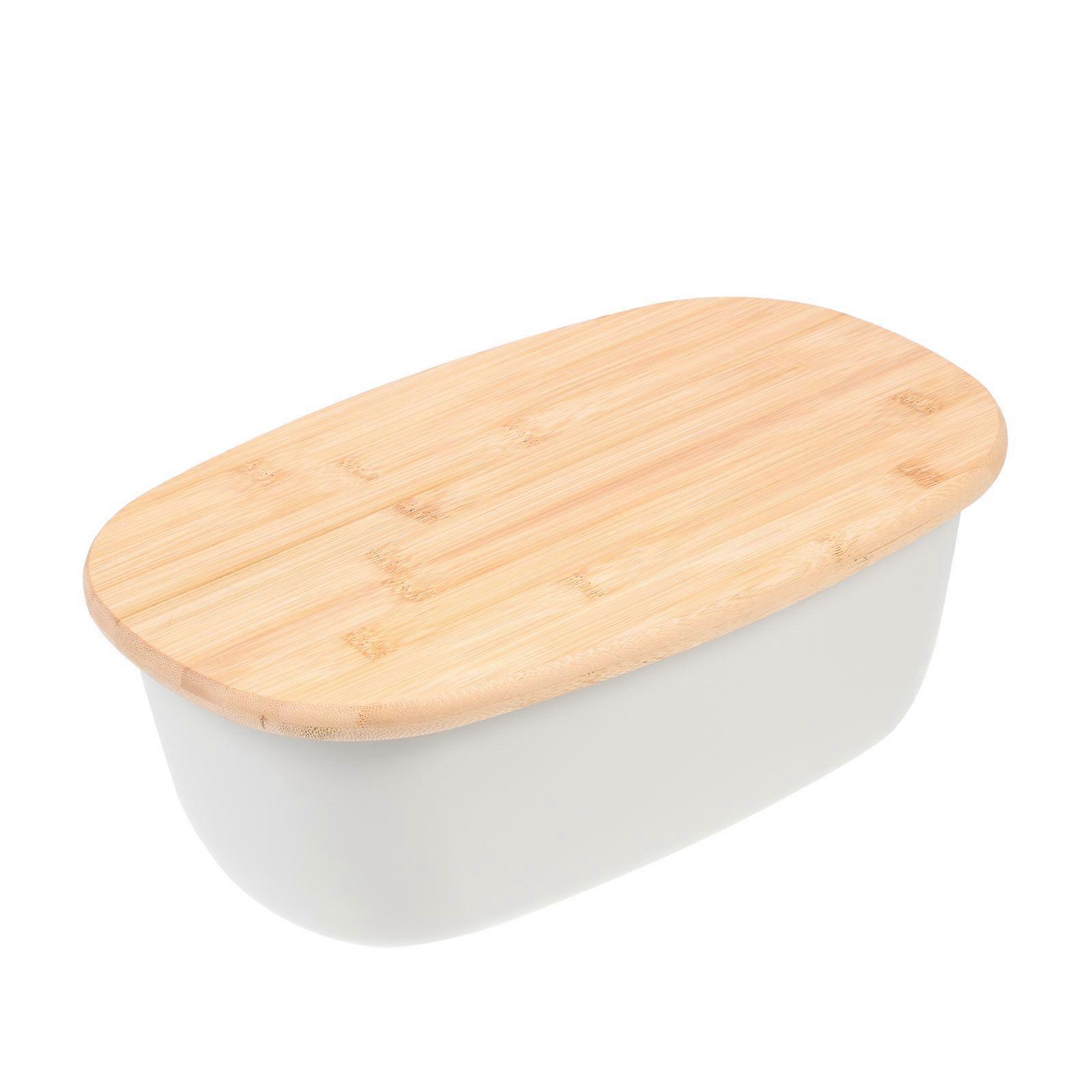 Oval Bread Storage Holder for Storing Bread and Snacks 1 Piece
