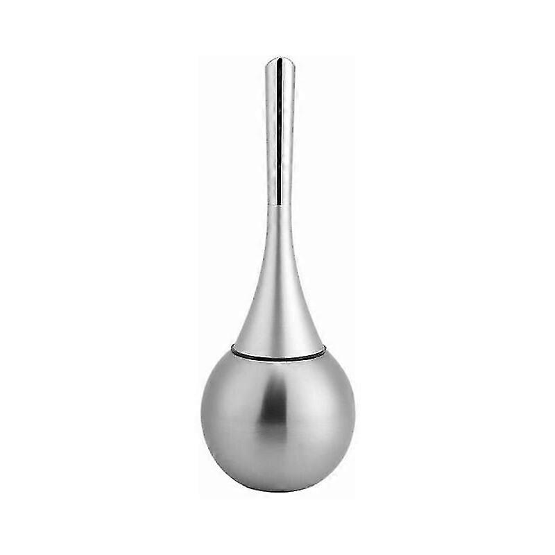 2026 Modern design silver toilet brush for cleanliness.