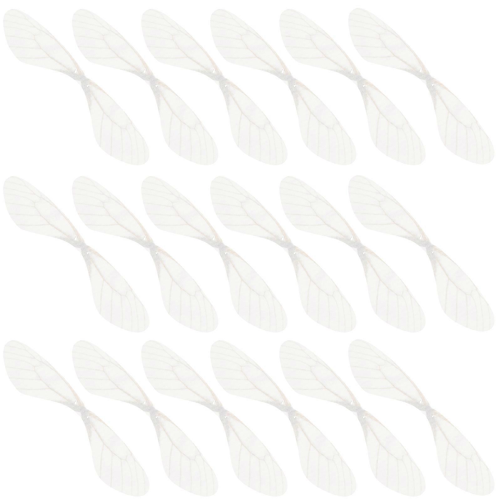 Dragonfly Wing Earrings Accessories Simulated for Decor 160Pcs White