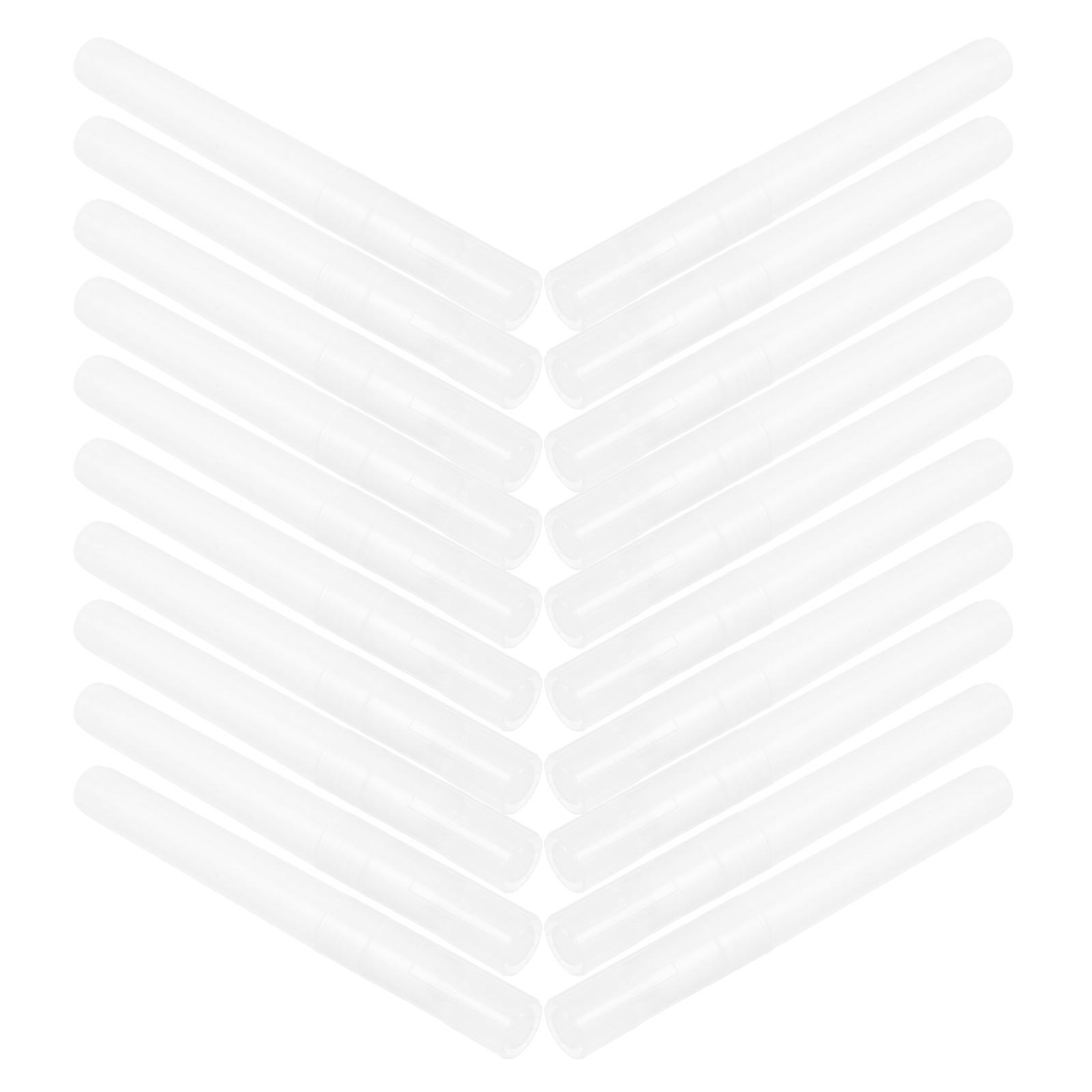 Refillable Paint Pens Empty Paint Markers for Graffiti 20Pcs White Pens