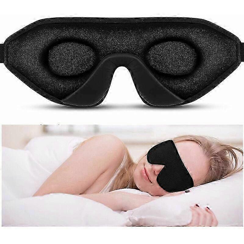 2026 Suitable Soft, breathable sleep mask with adjustable elastic strap for in-flight naps
