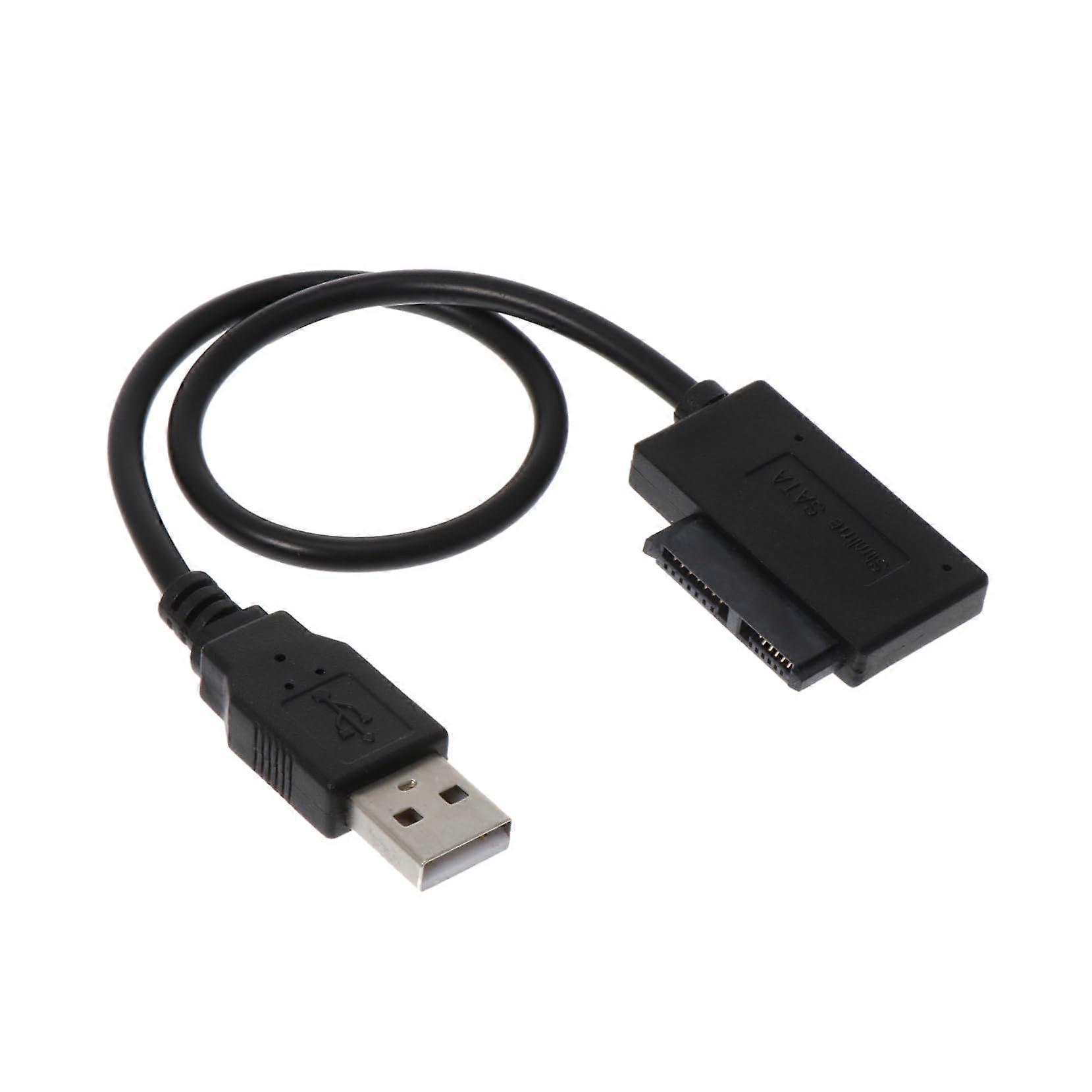 USB External Drive Cable for Laptop DVD ROM, Speed Data Transfer, Hot Swap Support