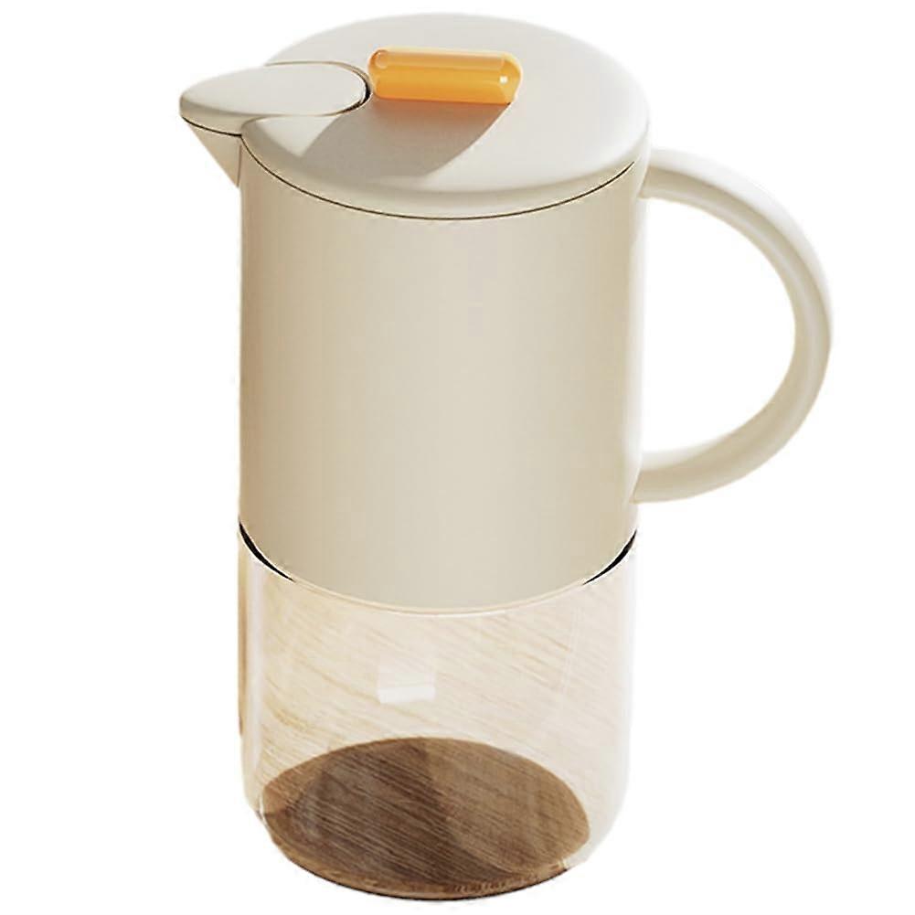 Glass Tea Kettle with Automatic Lid Opening, Heat Resistant  Temperature Glass, Filter Handle