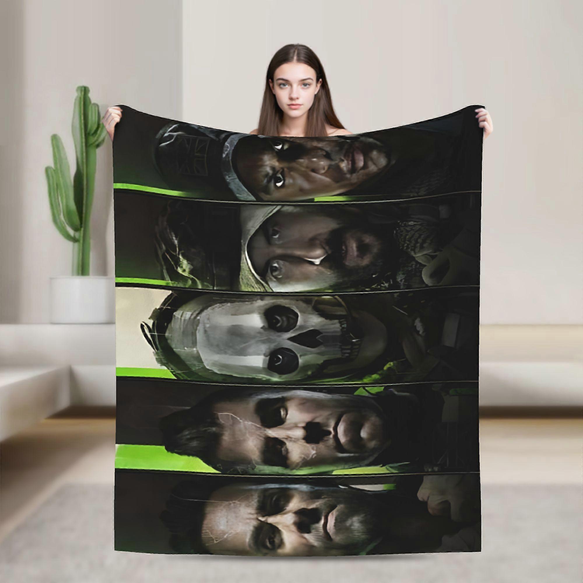 This Cod-Inspired Fleece Blanket Is Soft And Comfortable Perfect for Sofas Beds