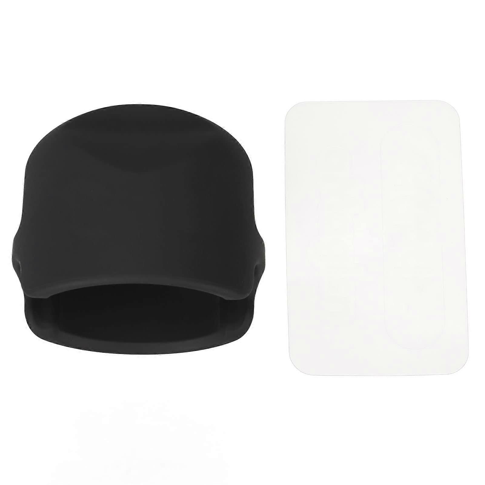 Soft Silicone Shockproof Action Camera Lens Cover Case for Motion Cameras Black