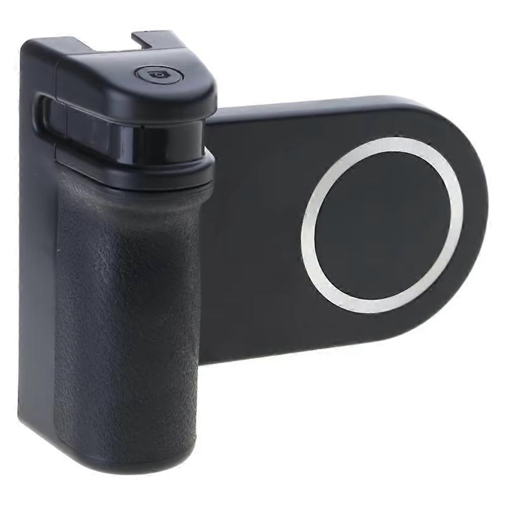 Magnetic Phone Grip with Bluetooth Remote Shutter,Wireless Bluetooth Camera Handle Bracket,Self-Timer for Mobile Phone