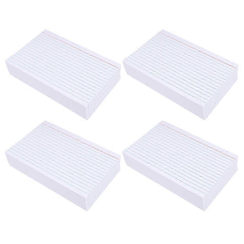 Lined Flashcards White for Note Writing Use 200Pcs Index Cards Pack