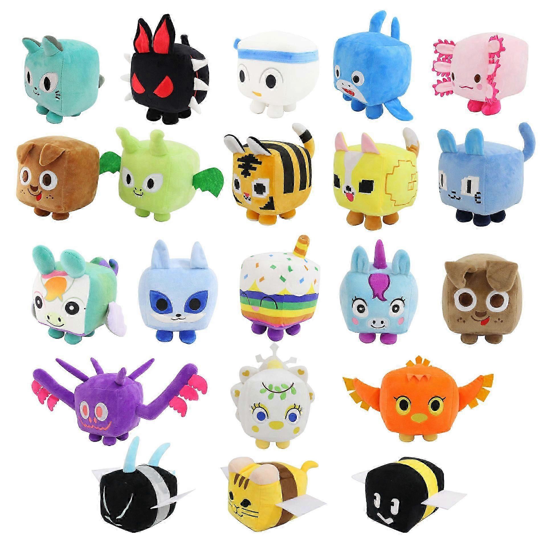 Square cat doll cute cat salamander plush toy