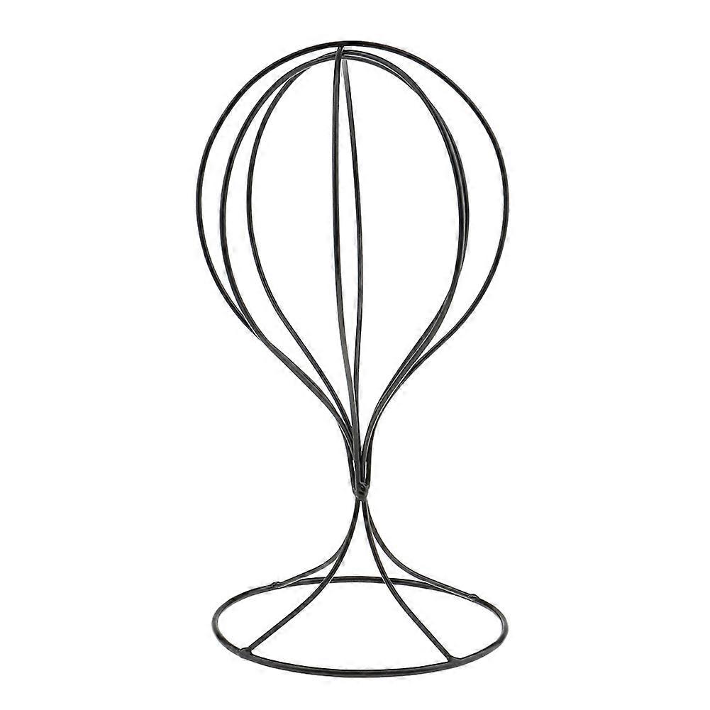 1 Pcs Hat Holder Hat Model Stand Tabletop Wig Cap Bonnet Display Stand Rack-Black