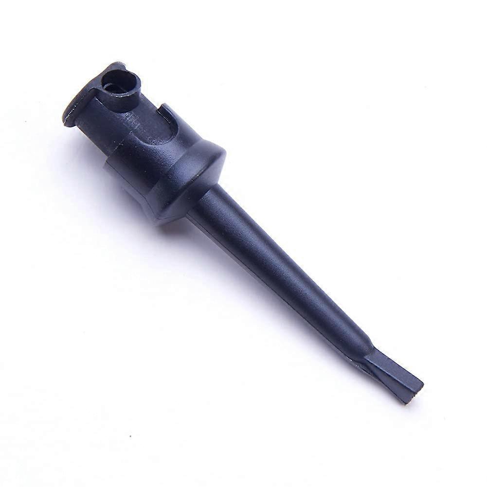 Test Hook Clip Probe for Multimeter Black Nylon Copper Quick Test Connection Single Piece