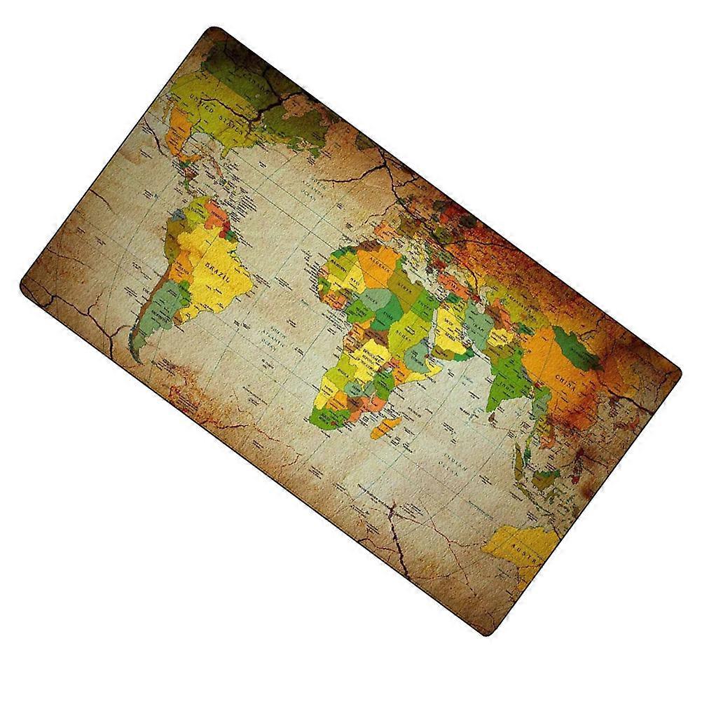 Super Large Mouse Pad with World Map Designed for Mouse Use 1Pcs Soft Rubber Cushion