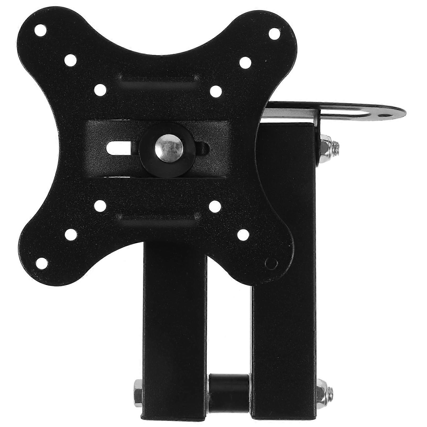 Wall Mount Monitor Bracket with Adjustable Viewing Angle for Flat Panel Displays and Space Saving Design