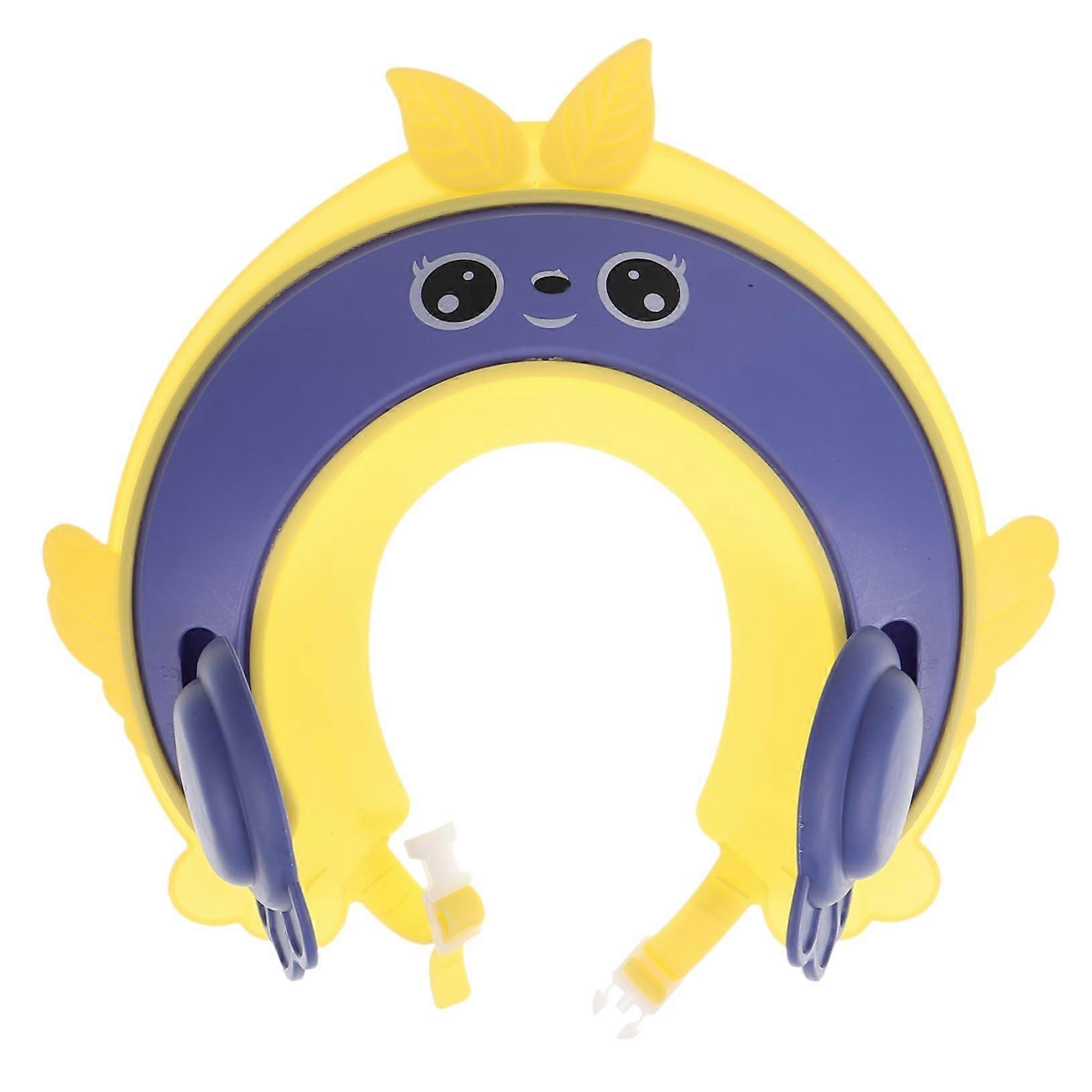 Shower Cap for Kids Adjustable Waterproof Bath Visor with Ear Protection and Splash Guard