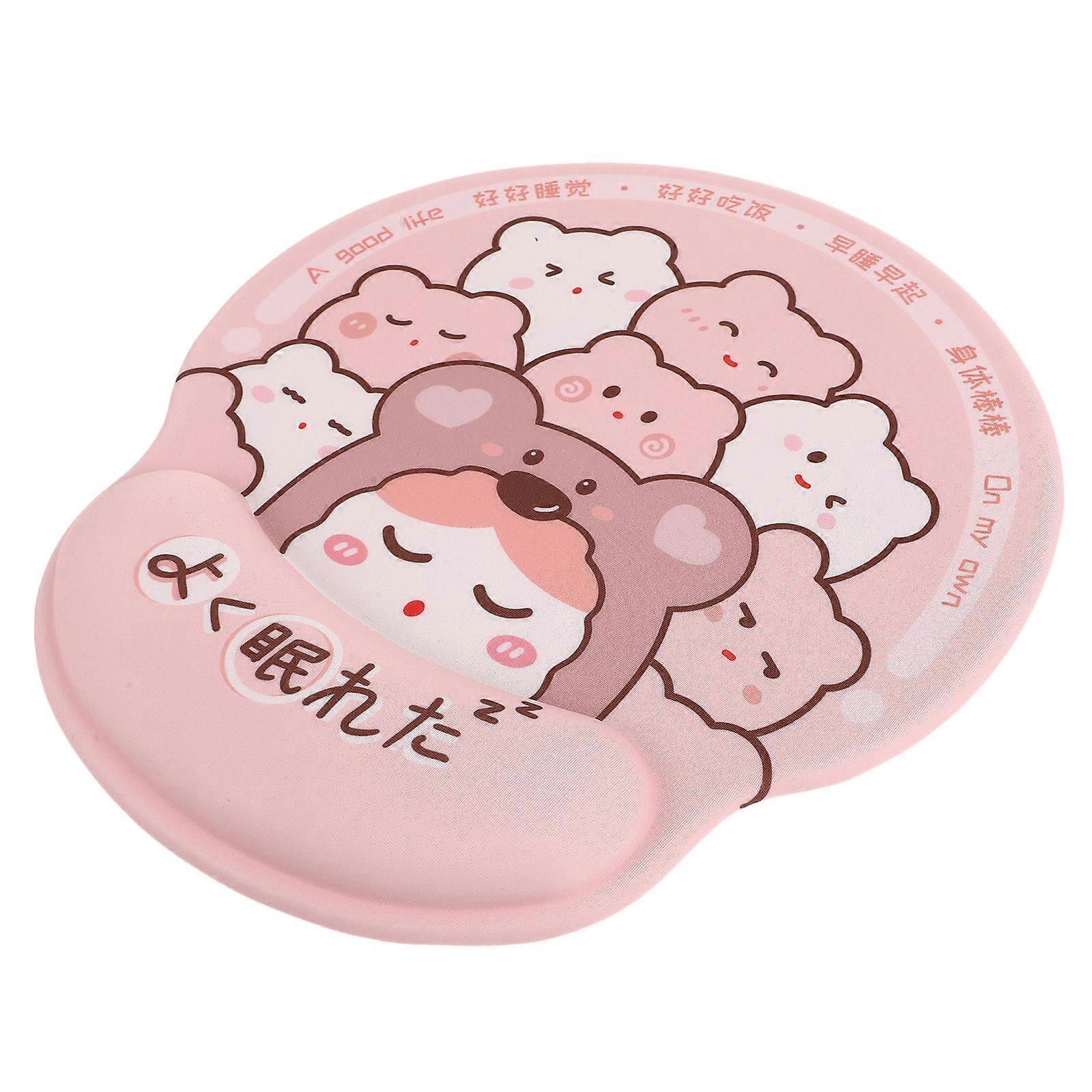 Ergonomic Mouse Pad with Wrist Support for Protection 2Pcs Computer Use