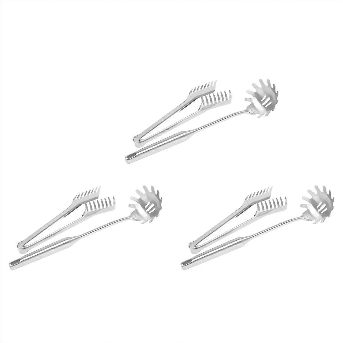 2 Pieces Stainless Steel Spaghetti Server Set,Pasta Spoon Server Fork