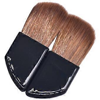 Reise-Make-up-Pinselset in verschiedenen Farben für Damen, 2 Mini-Rougepinsel, Foundation-Pinsel