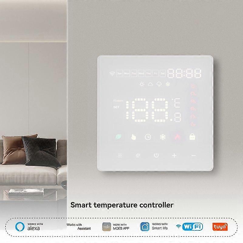 Tuya WiFi Thermostat Smart Boiler Heating Temperature Controller Switch Support APP Remote Alexa Voice Control