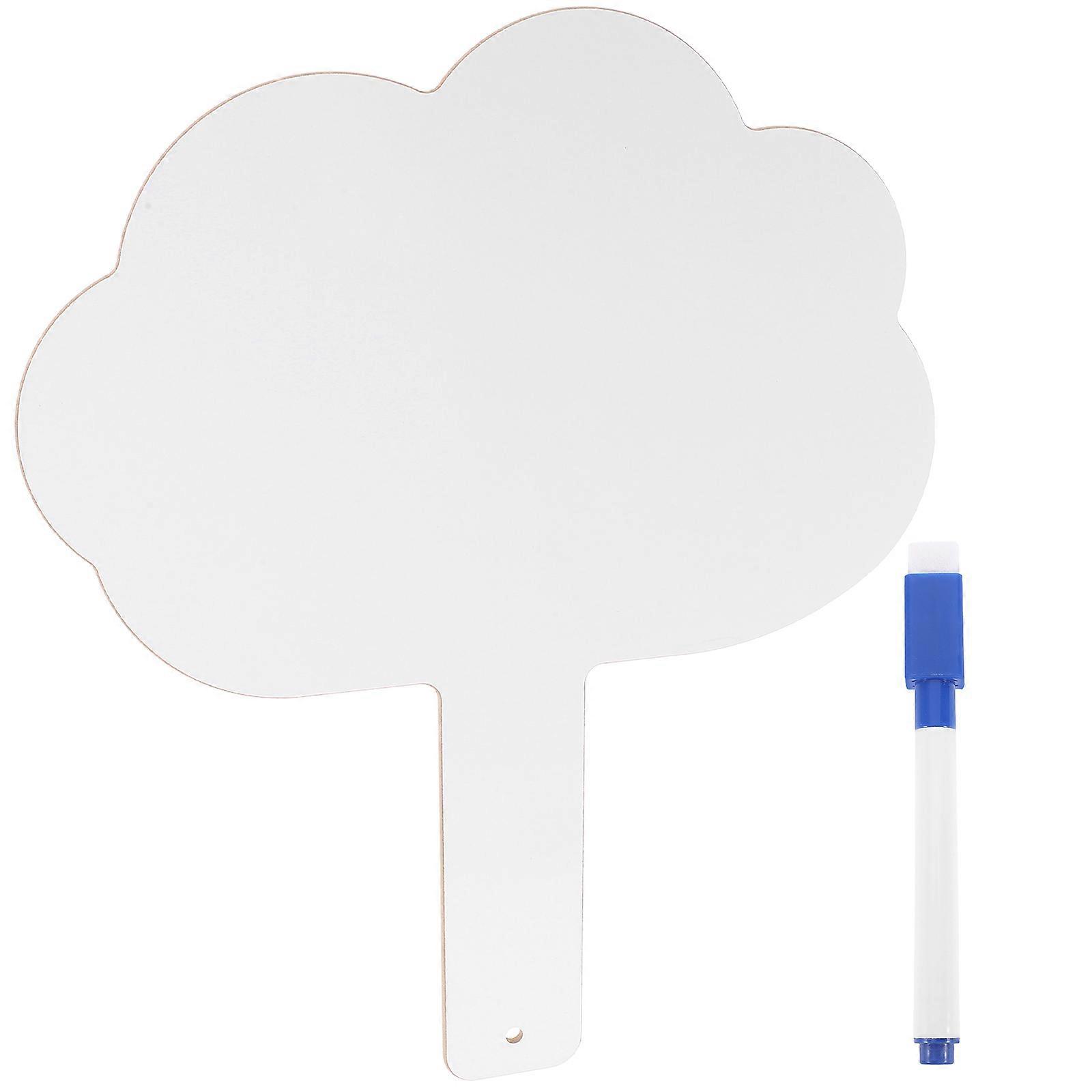 Classroom White Boards Handheld Paddle for Student Use 1Set