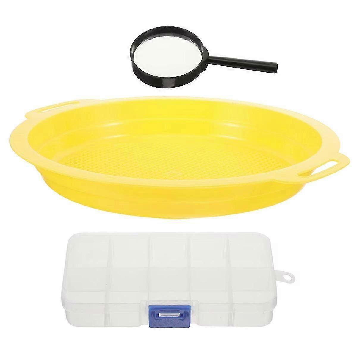 Gold Basin Tools Panning Filter Sorting Sifting Mesh Sieve Plastic Multi Functional Portable Mini Si