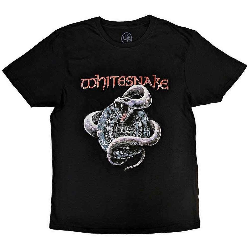 Whitesnake Silver Snake Band Logo T Shirt | Fruugo US