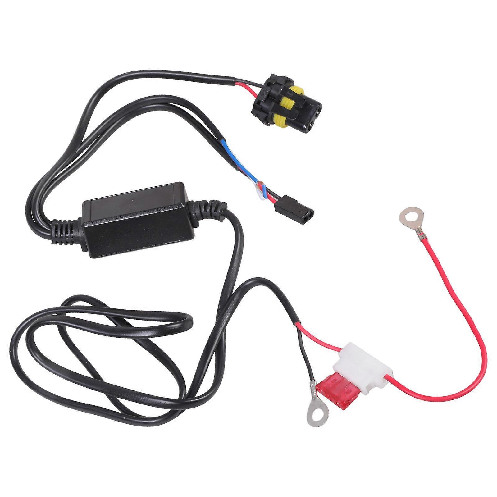 Universal Motorcycle Headlight Harness High Performances Plastic Wiring Quick Fixing Suitable for Multiple Models Multicolor