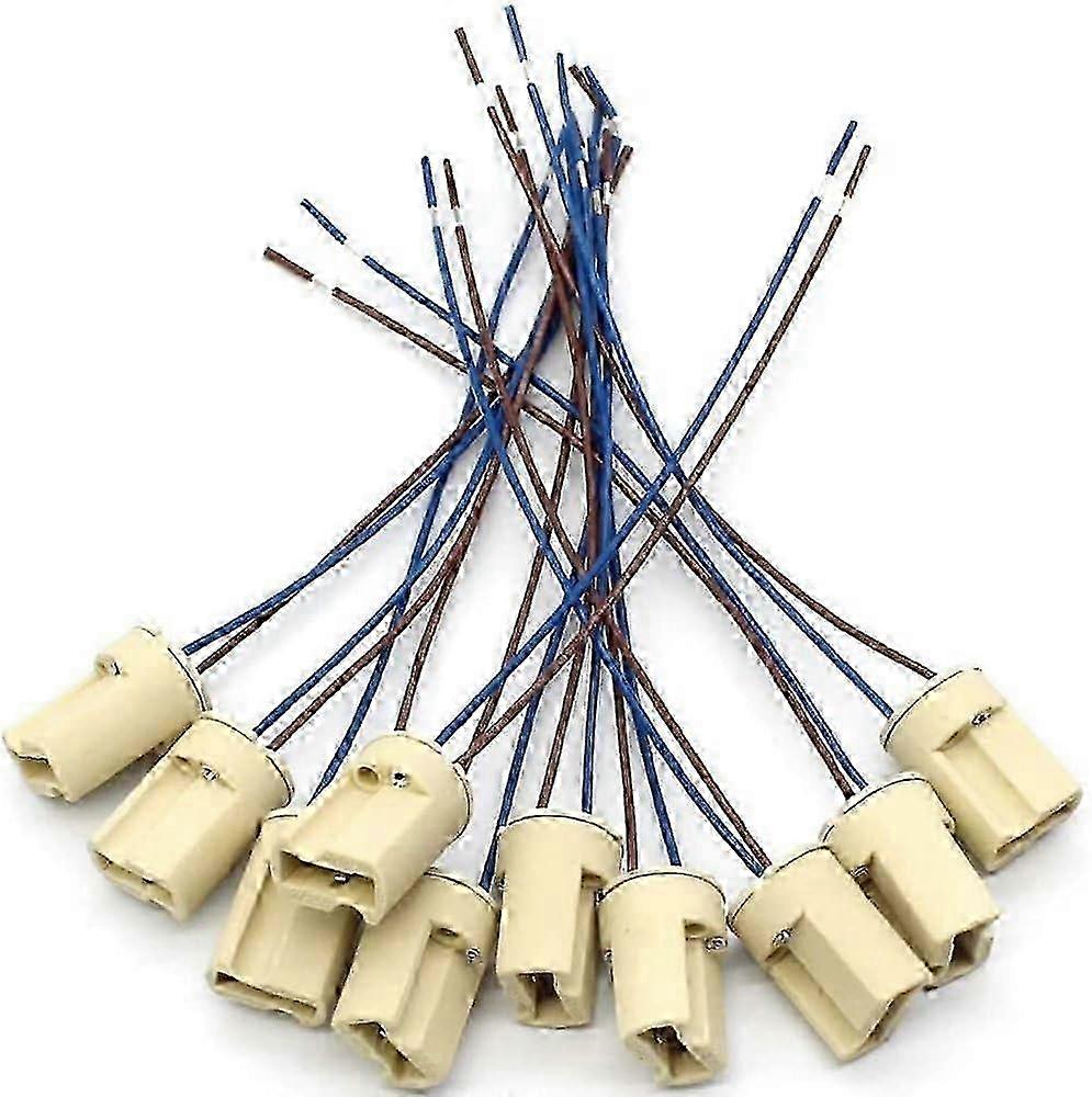 G9 Light Socket 250V 10PCS with Heat Resistant Wire