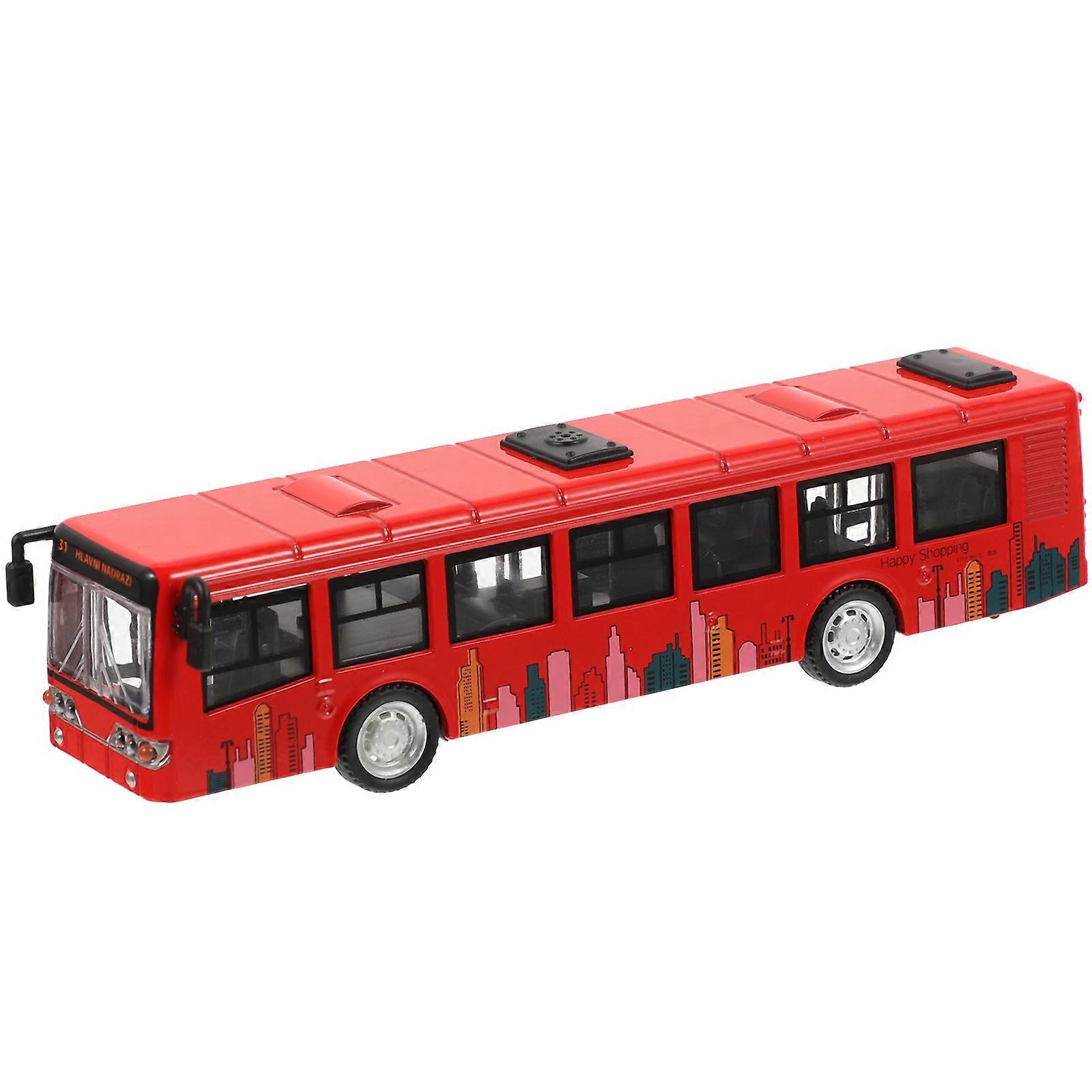 Bus Bus Model Pull Back Function 1 Toy for Kids Play