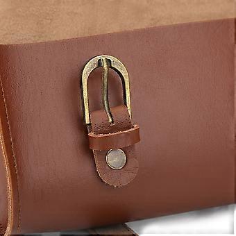 Borsa da telaio anteriore per bicicletta in pelle vintage, da montare sul manubrio, per sella vintage, borsa portaoggetti