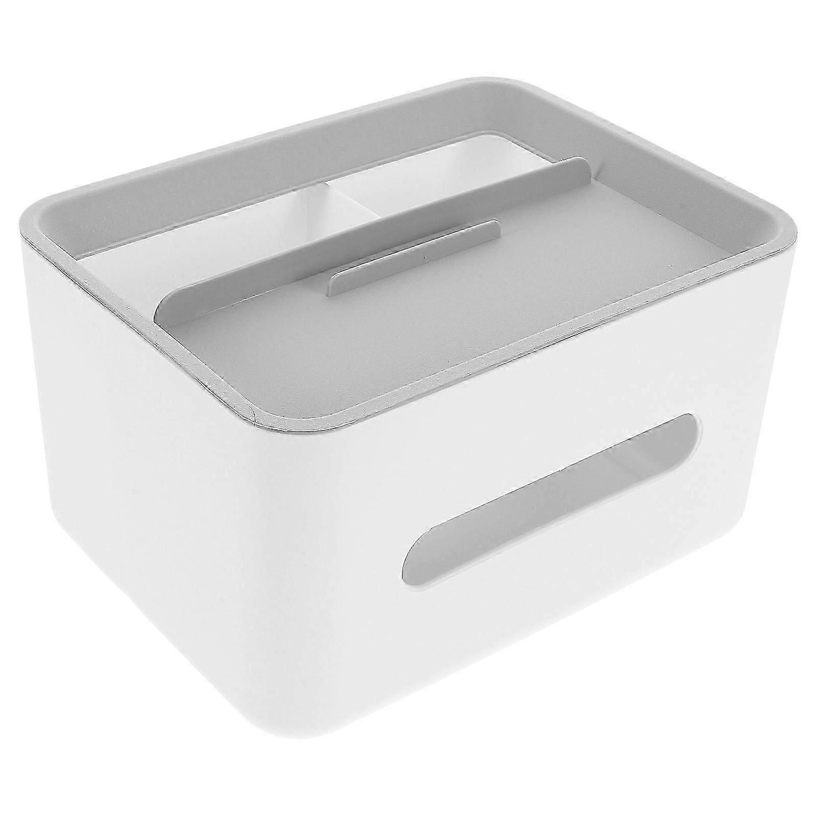 Remote Control Storage Box for Home Beige Storage Box