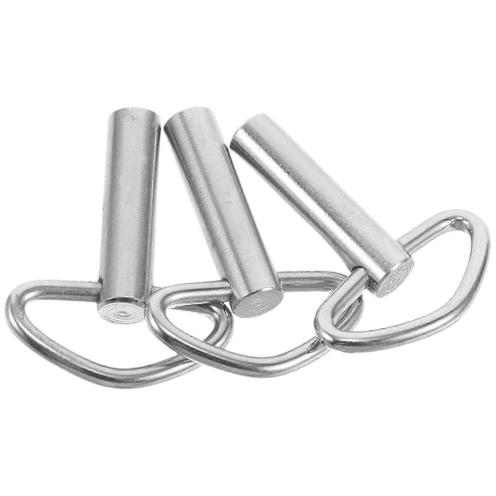 Silver Metal Music Box Key for Clockwork Winding Replacement 3Pcs Tool