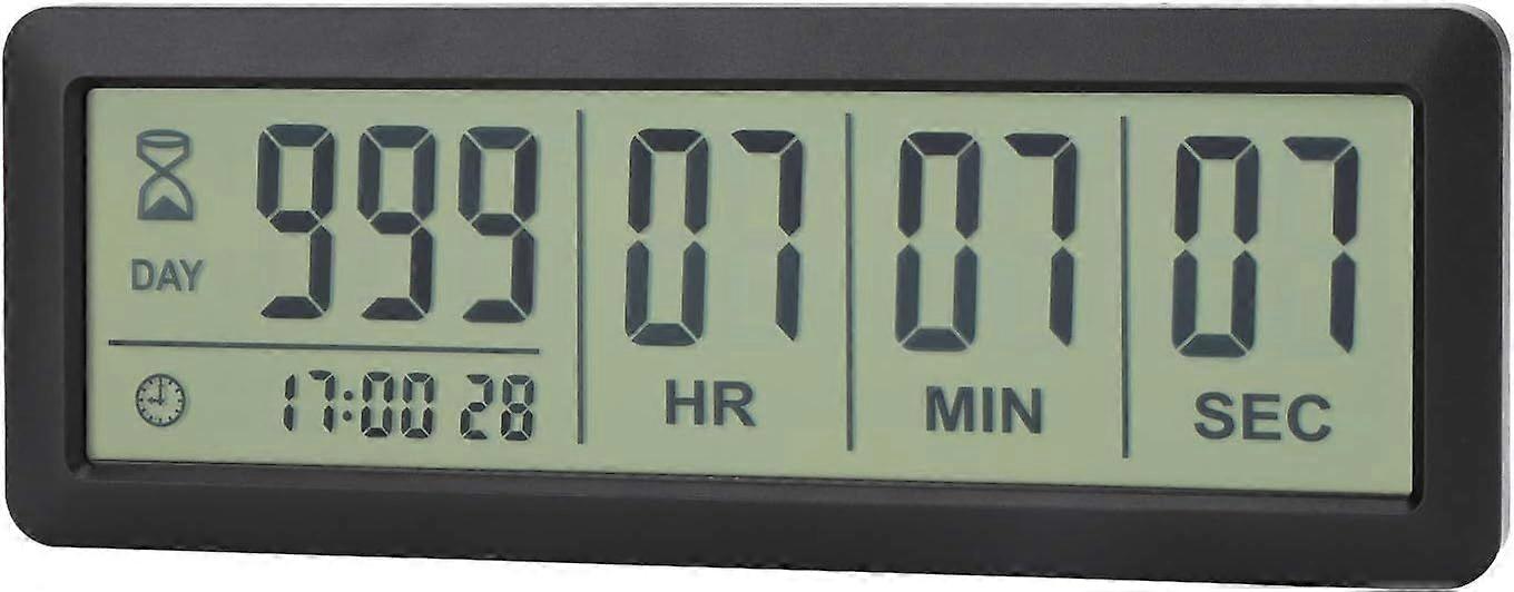 999 Days Countdown Timer Digital Clock Retirement Vacation Event Day Counter with Count Up
