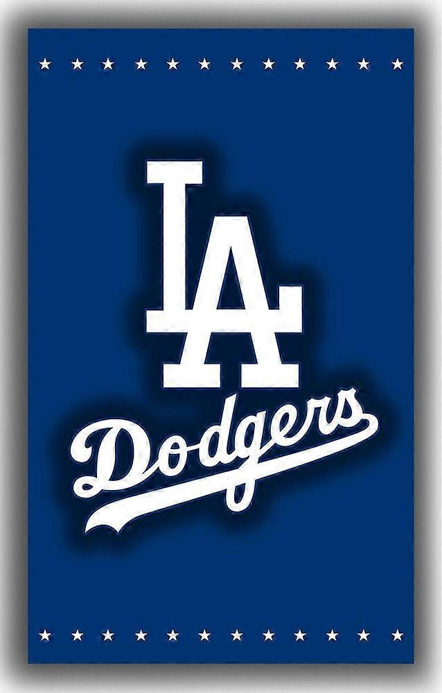 Baseballlag Minneverdig Flagg Dodgers Banner D0100