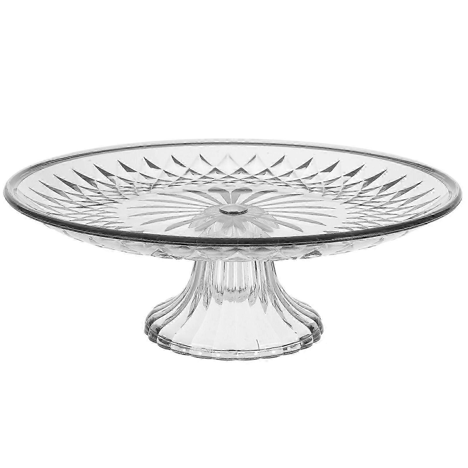 Fruit Serving Tray Footed Fruit Plate Multi-function Fruit Tray Snack Storage Tray Candy Plate