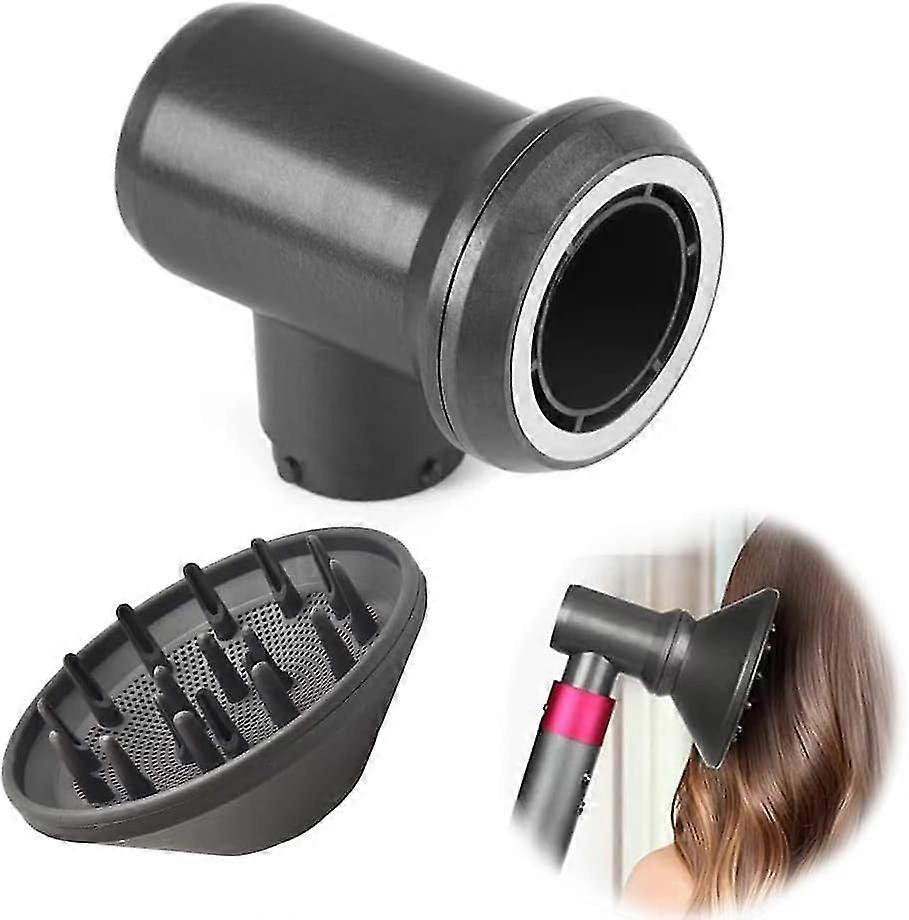 Dyson Airwrap Styler Diffuser och Adapter - Hårtork i kombination