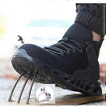 Luxora Men's Steel Toe Work Shoes Puncture Proof Anti-smashing Outdoor Protective Shoes