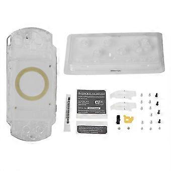 Coque de remplacement complte avec kit de boutons pour PSP 1000 (transparente)