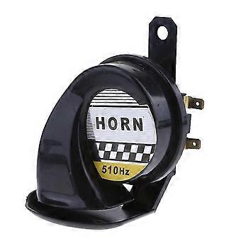 Auto Motorrad 130db Laute Schnecke Luft Horn Sirene Wasserdicht 510Hz 12V DC Schwarz