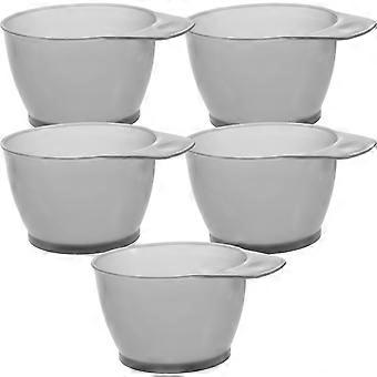 Portable Tinting Bowl Plastic Hair Coloring Bowl Dyeing Scale Bowl Durable Dye Bowl for Home Salon Barber