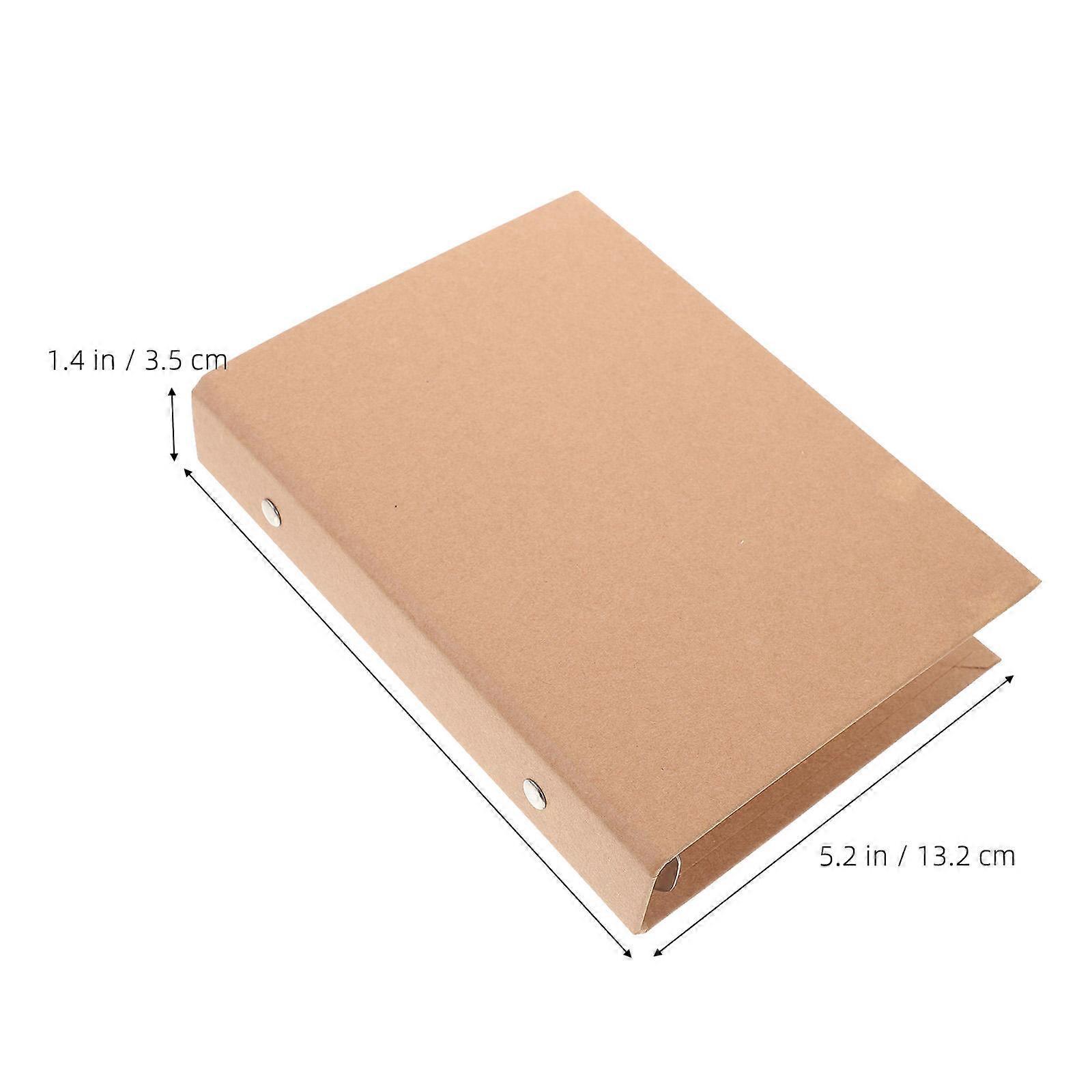 Notepad Shell Simple Style Binder Cover Notebook Shell School Notebook Binder (A6)
