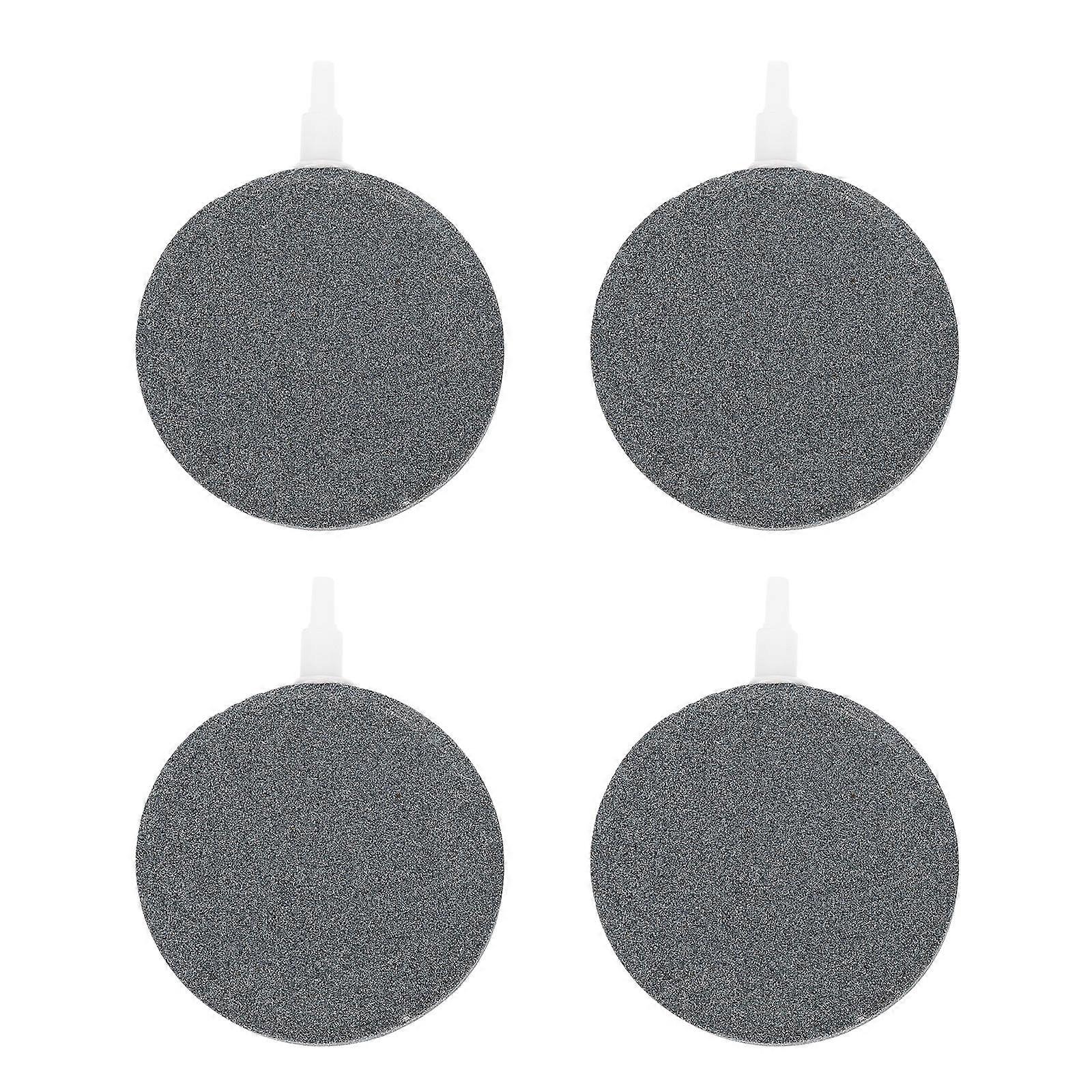 Air Stone for Aquarium Oxygen Diffuser Black Fish Tank Bubble Diffuser 4Pcs