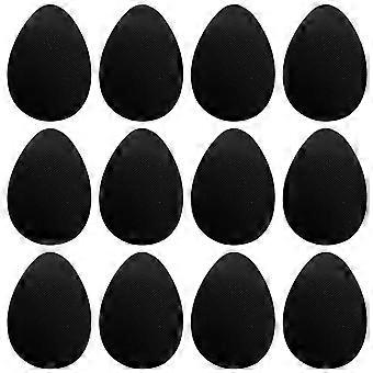 12PCS non slip sole stickers - black