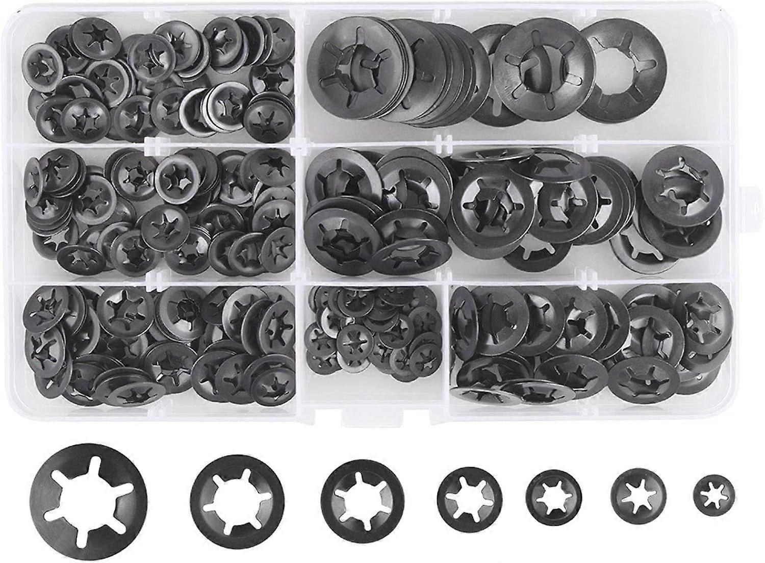 Lock Washers Assortment Pack 280 Pcs For Secure Fastening