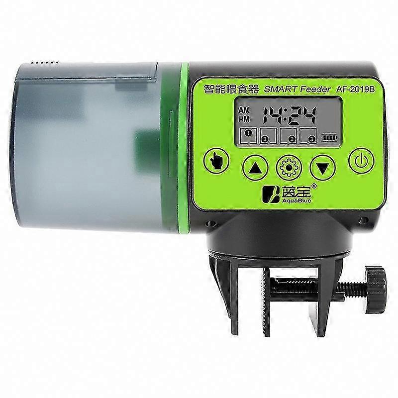 Rechargeable Automatic Fish Feeder with USB Charger & Timer