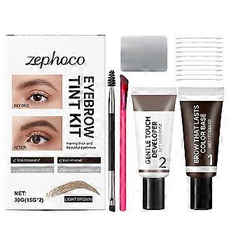 De Zephoco Light Brown Eyebrow Cream Set heeft een milde formule met gladde en zijdezachte ingrediënten. Het zorgt ervoor dat je dagelijkse make-up er stralender uitziet.