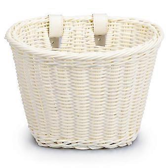 Front Handlebar Basket Multifunction Traditional Bicycle Basket Waterproof Hand Woven Bike Basket compatible with Kids Children Bike